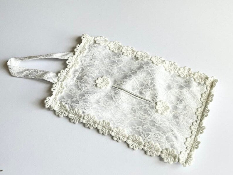 (CT001)  Lace Car Hanging Tissue Bag, Storage Bag