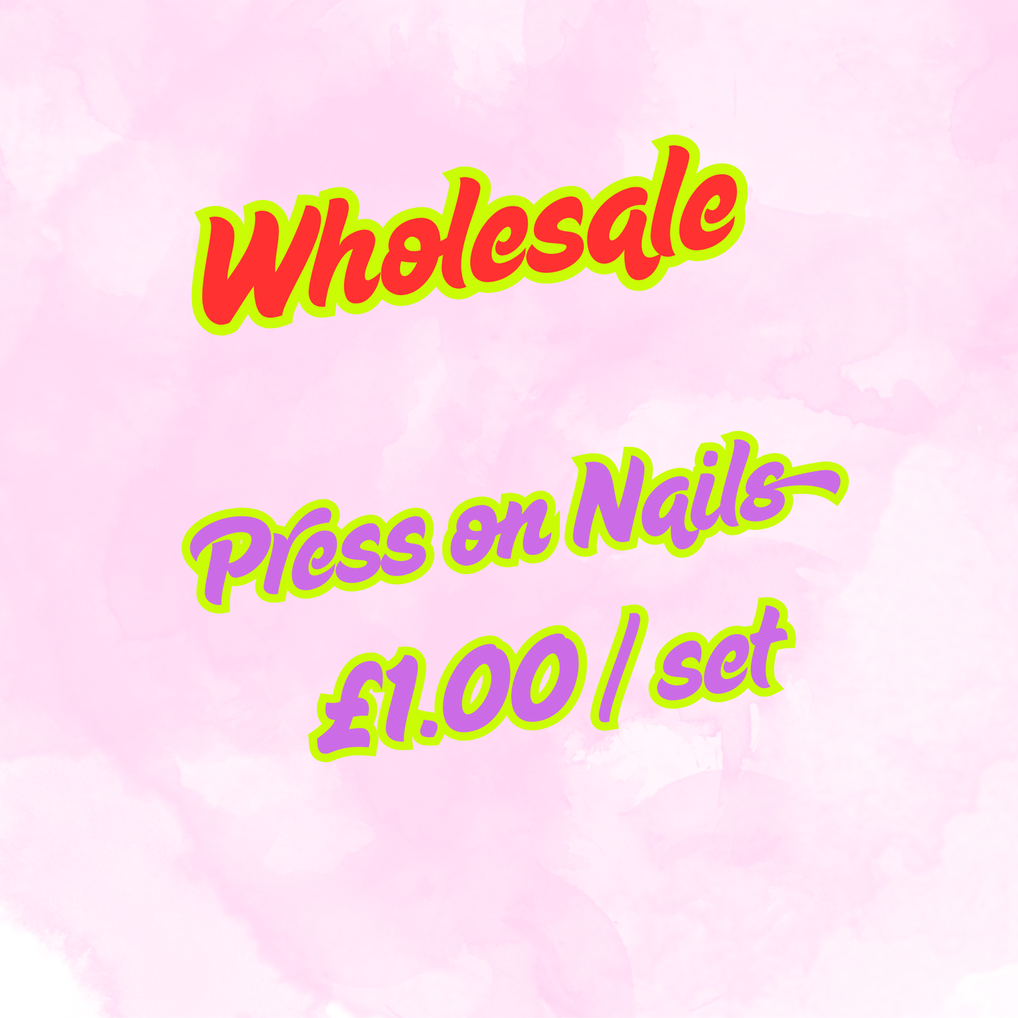 (£1.00 / set) Random Mixed Bulk lot - Press on Nails