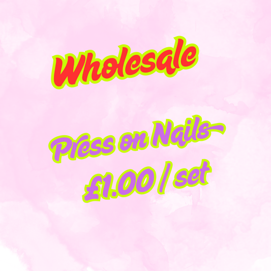 (£1.00 / set) Random Mixed Bulk lot - Press on Nails