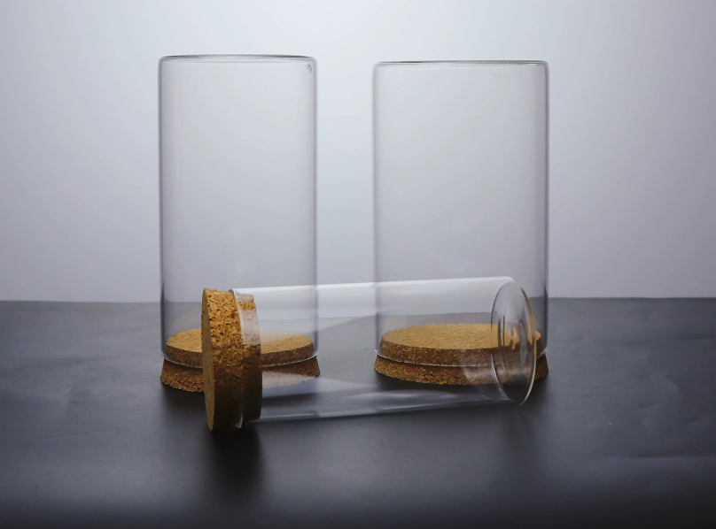 Flat Top Flower Glass Display  DC202