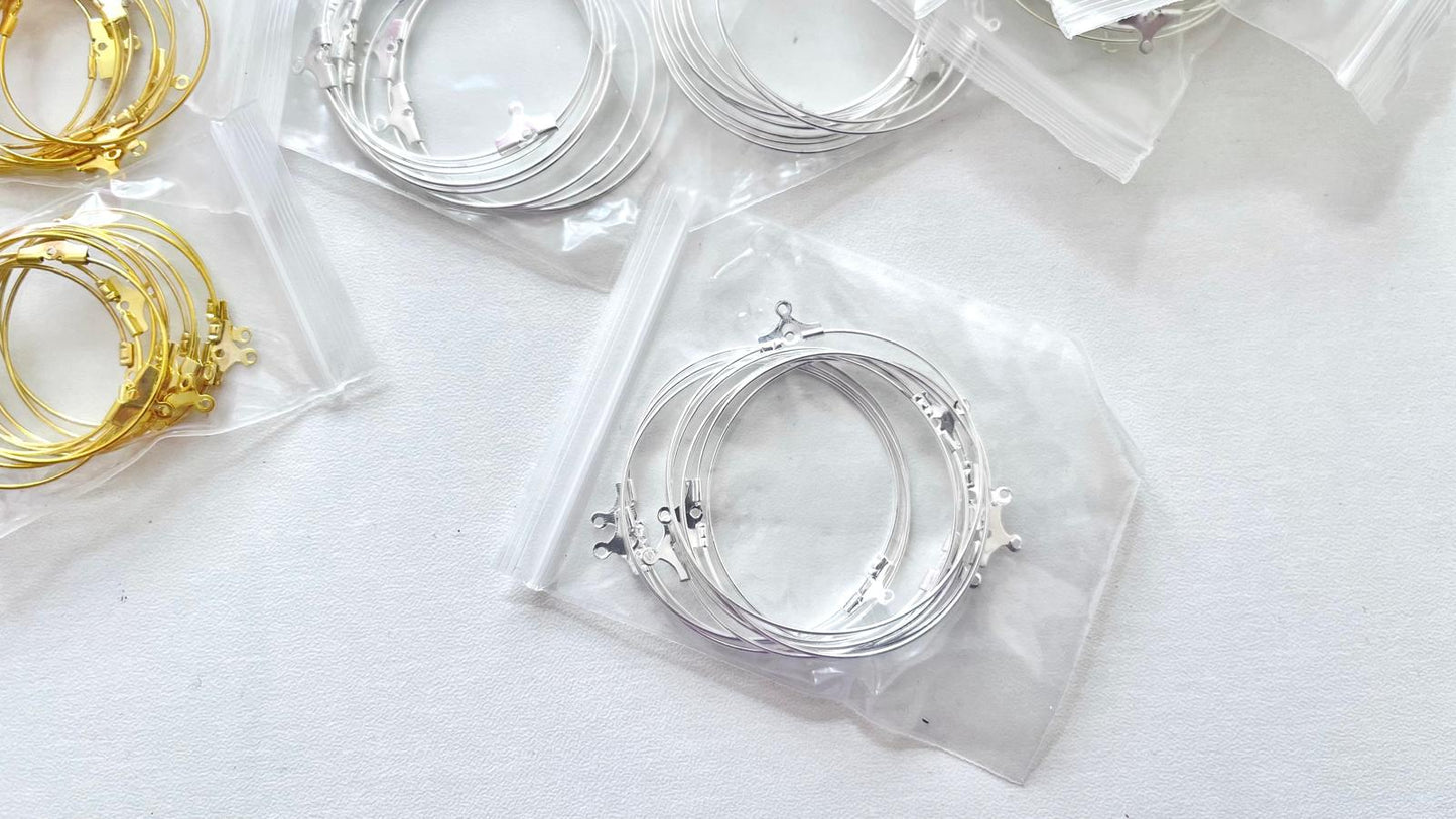On sales 1170 pairs / Earrings Hoop, Jewellery Making Findings, DIY Earrings Accessories  E82