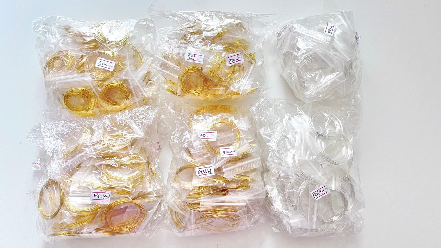 On sales 1170 pairs / Earrings Hoop, Jewellery Making Findings, DIY Earrings Accessories  E82