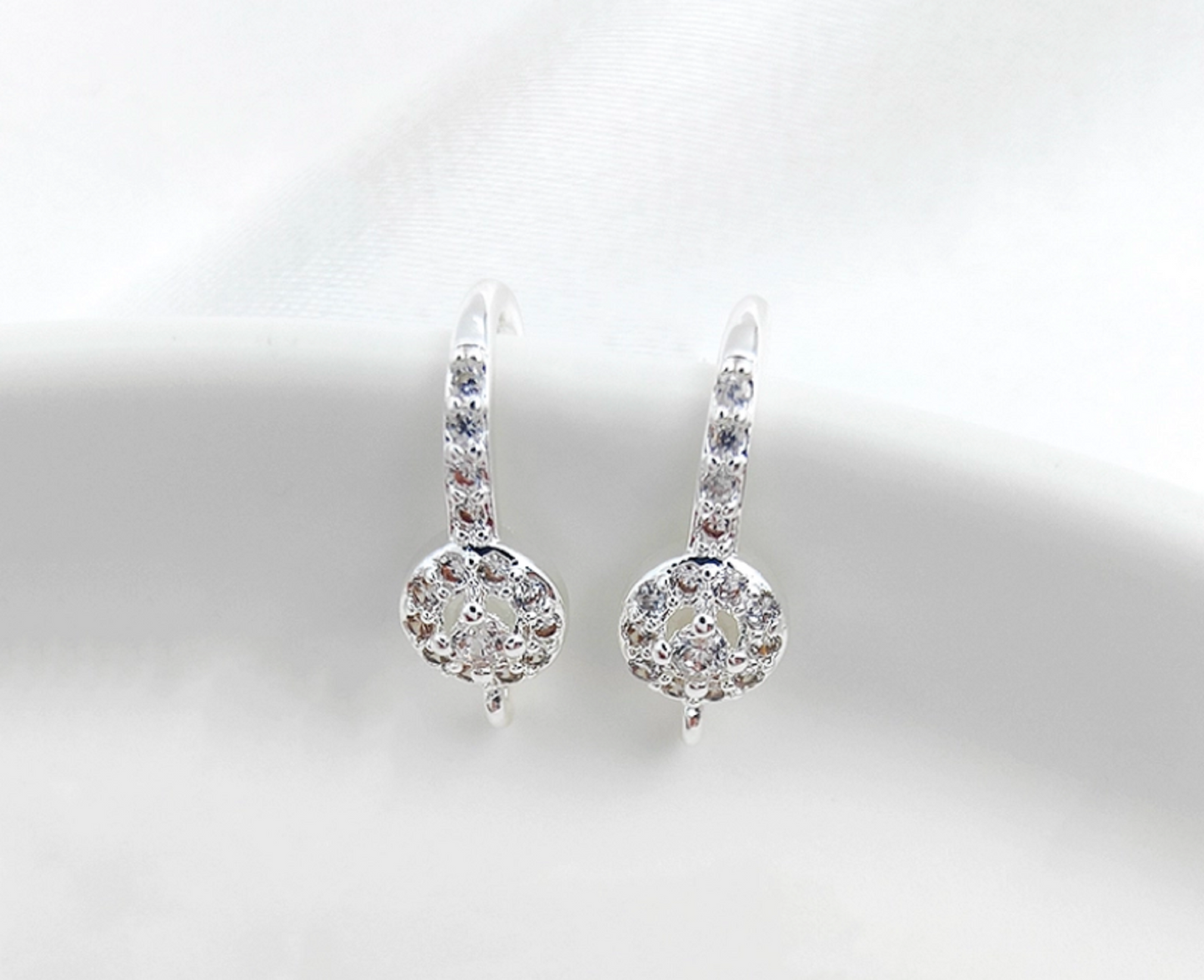 10 pcs / Gold Plated Earrings Hoop, Jewellery Making Findings  EK09