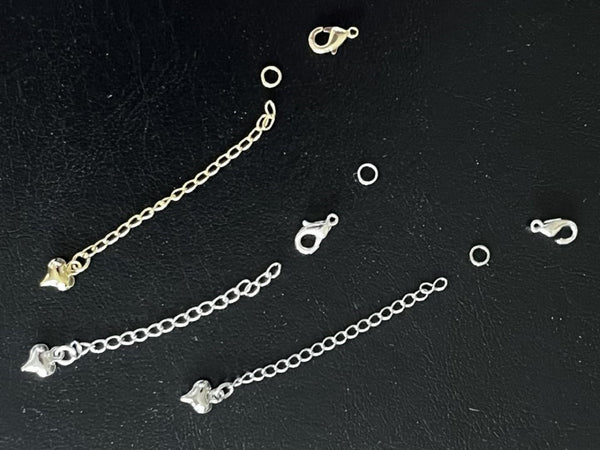 5 pcs / Gold Plated Extension with clasp  EK101