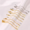5 pcs / Gold Plated Extension with clasp  EK104