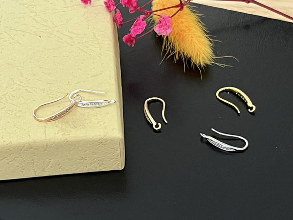 10 pcs / Gold Plated Earrings Hoop EK111