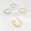 (EK30) 10 pcs / Gold Plated Earrings Hoop