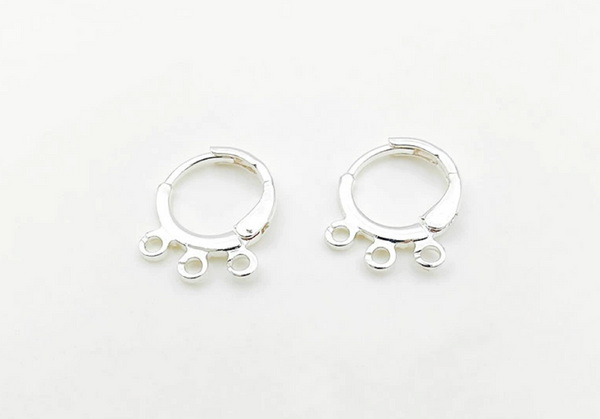 10 pcs / Gold Plated French Hoop Earrings, Jewellery Making Findings  EK39