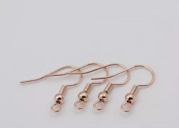 20 pcs / 14K, 18K Gold Plated Fish Hook Earrings  EK69