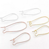 ( EK70) 10 pcs / Gold Plated Kidney Hoop Earrings, Jewellery Making Findings