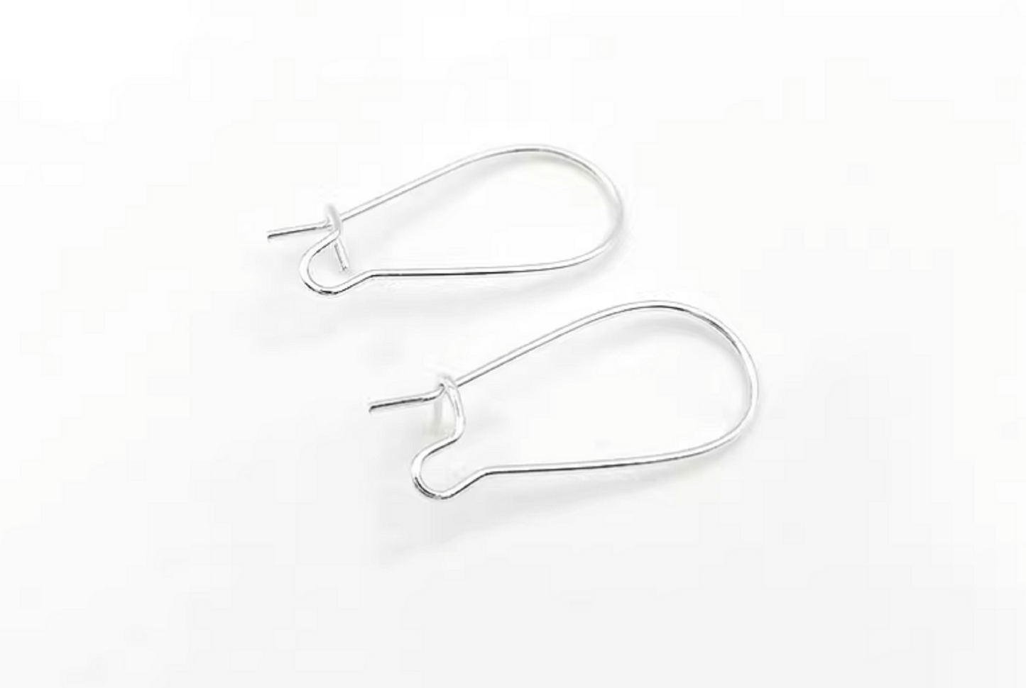 ( EK70) 10 pcs / Gold Plated Kidney Hoop Earrings, Jewellery Making Findings