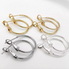 10 pcs / 14K, 18K Gold Plated French Hoop Earrings   EK80