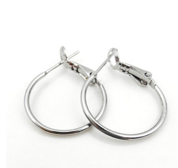 10 pcs / 14K, 18K Gold Plated French Hoop Earrings   EK80