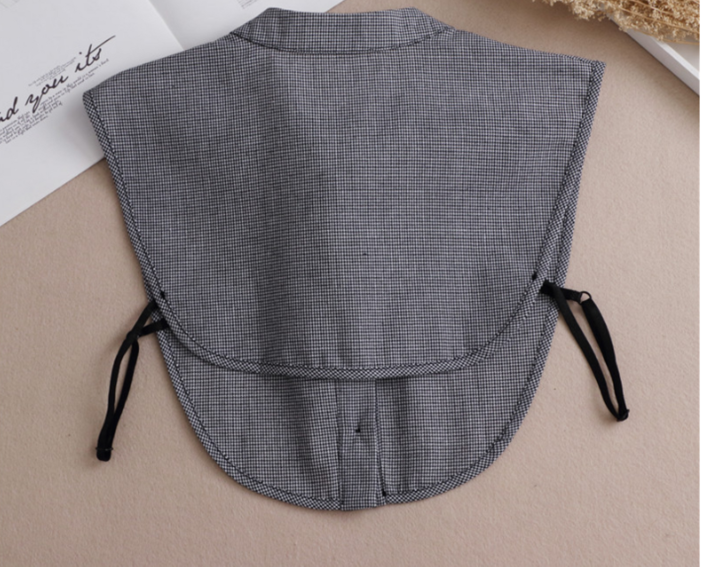 B811 / Black Fake Collar, False Collar, Removable Collar