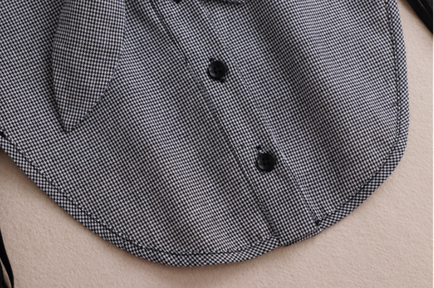 B811 / Black Fake Collar, False Collar, Removable Collar