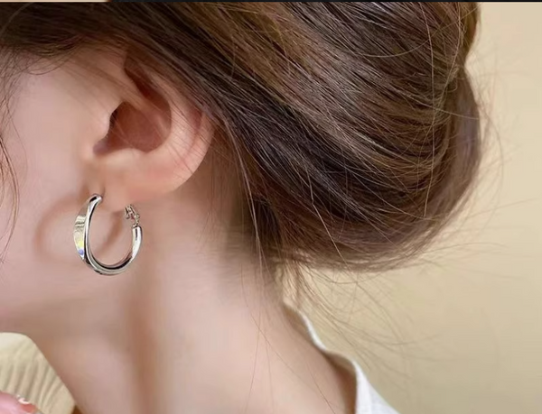 10 pcs / Gold Plated Earrings Hoop, Jewellery Making Findings  EK01