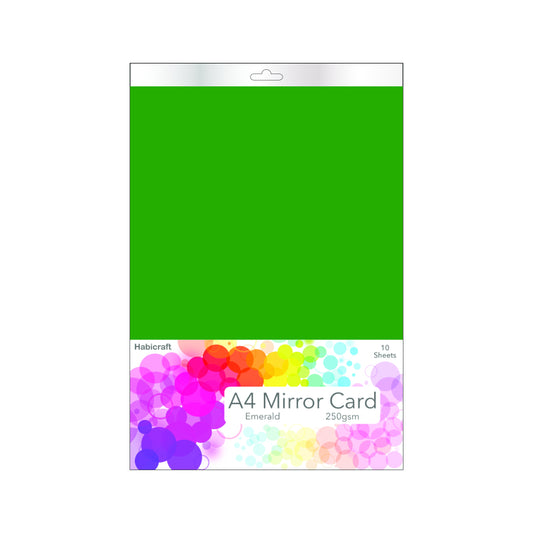 Habicraft / A4 / 10 sheets / Emerald Mirror Card 250gsm (HMC04) Wholesale