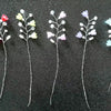 5 Stems / Handmade Flower Arrangement Flower Sprays   FS002 (frosted)