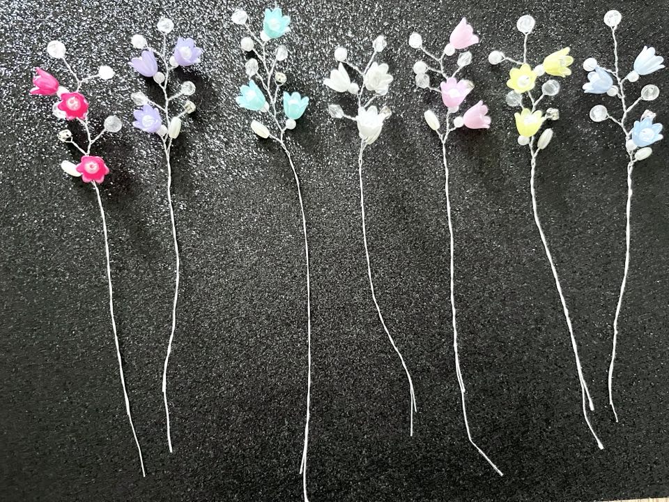 5 Stems / Handmade Flower Arrangement Flower Sprays  FS002 (smooth)