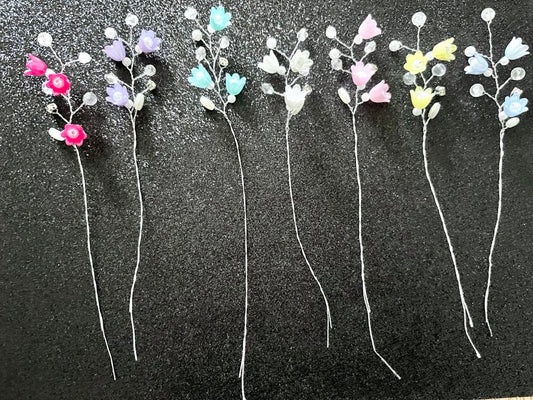 5 Stems / Handmade Flower Arrangement Flower Sprays  FS002 (smooth)