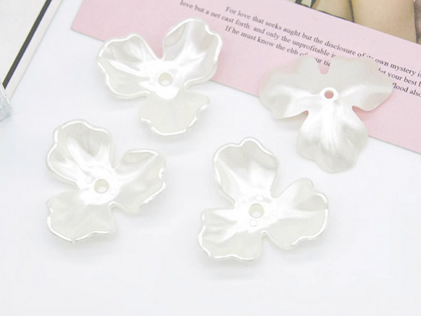 10 stems / DIY Large Pearl Ivory Flower Kit FS60