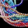 (Y210)  50 Pcs / 8mm / Quality K9 Flat Crystal Glass Beads, DIY Jewellery Making