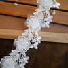 1 Meter / 5.5cm / Off White Floral Lace Trim  LF005