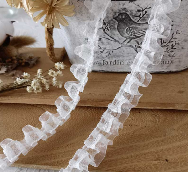 3 Meters / 2cm / Off White / Headband Lace Trim LF025