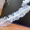 2 meters / 5.5cm / Off White /  Elastic Lace Trim  LF031
