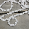 5 meters / 1.5cm / Pure White / Lace Trim  LF039