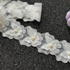50cm Long / Orangza Butterfly Lace Trim  LF052