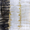 3 Meters / 4cm / Off White, Black / Lace Trim  LF100