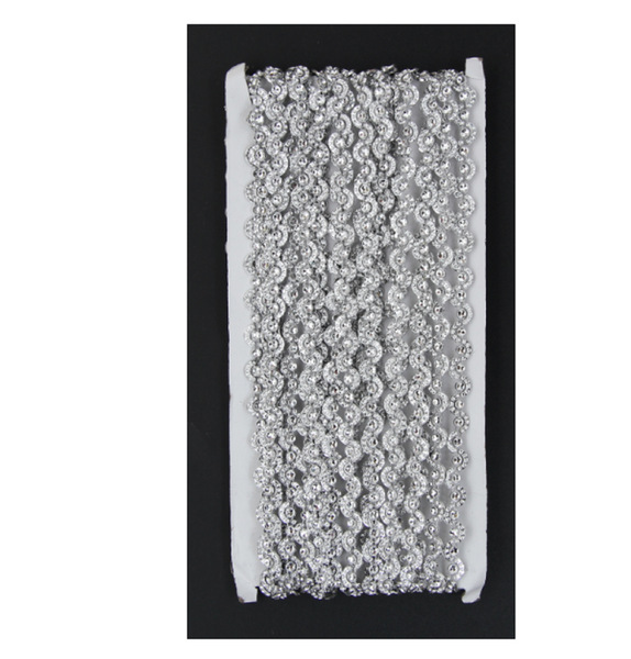 2 Meters / Plastic Rhinestone Trim LS-00097