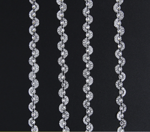 2 Meters / Plastic Rhinestone Trim LS-00097