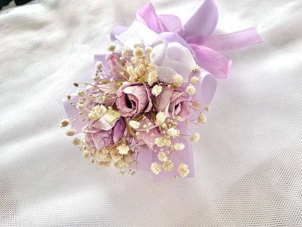 Mini Dried Flower Bouquet, Birthday Flower, Purple Flower Birthday Gift MB001