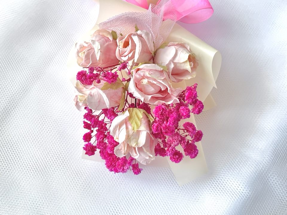 Mini Flower Bouquet, Birthday Flower, Purple Flower Birthday Gift MB002