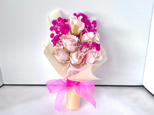 Mini Dried Flower Bouquet, Birthday Flower, Purple Flower Birthday Gift MB002