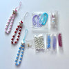 3 sets / DIY Mobile phone strap charm kits, mobile phone accessories  (DIY - MC004)