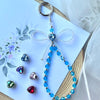 Handmade Crystal Beaded Mobile Phone Charm, Handbag Charm MC006