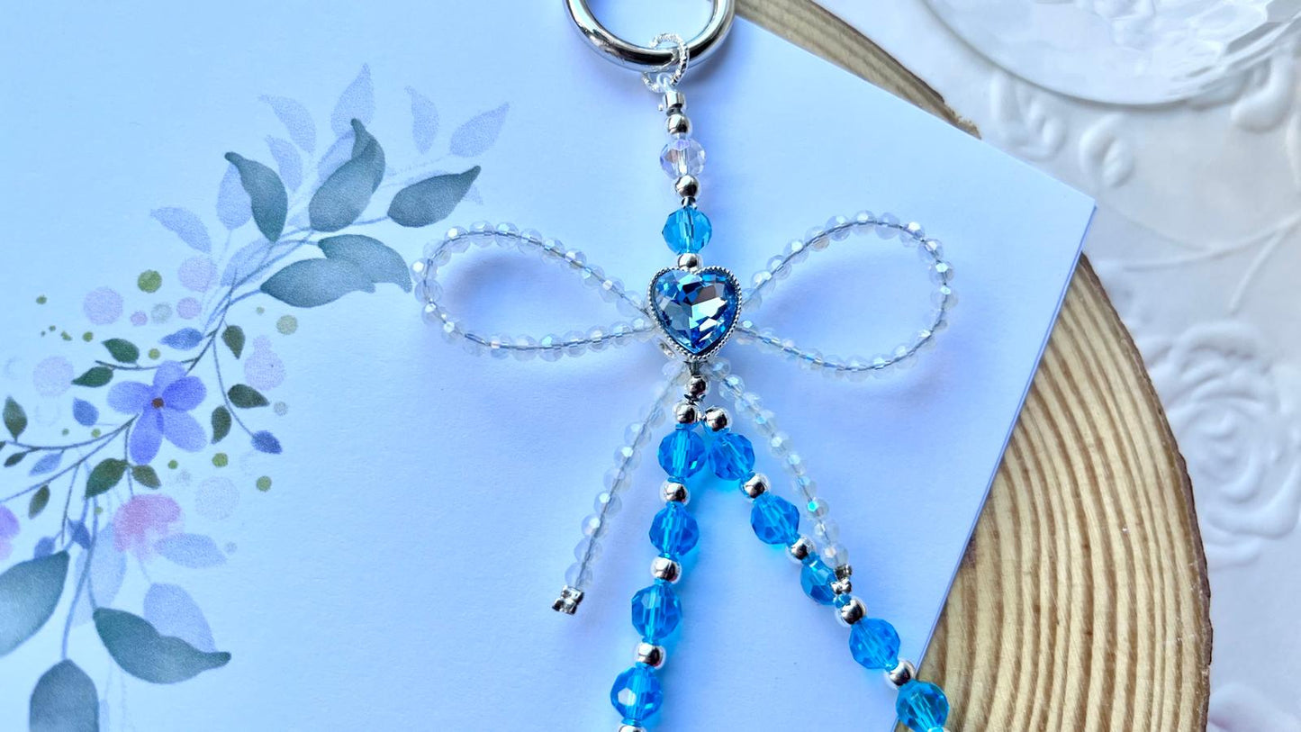 (MC006)  Handmade Gold Plated Crystal Beaded Mobile phone strap charm, mobile phone accessories