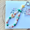 Handmade Kids Acrylic Beaded Mobile phone strap charm, mobile phone accessories (MC007)