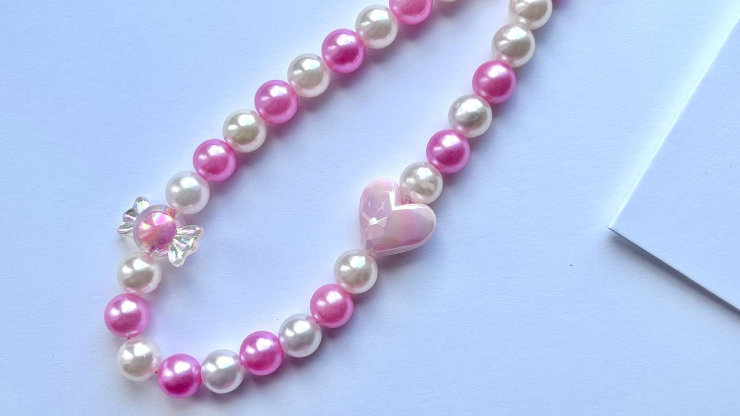 Handmade Acrylic Beaded Mobile phone strap charm, mobile phone accessories (MC009)