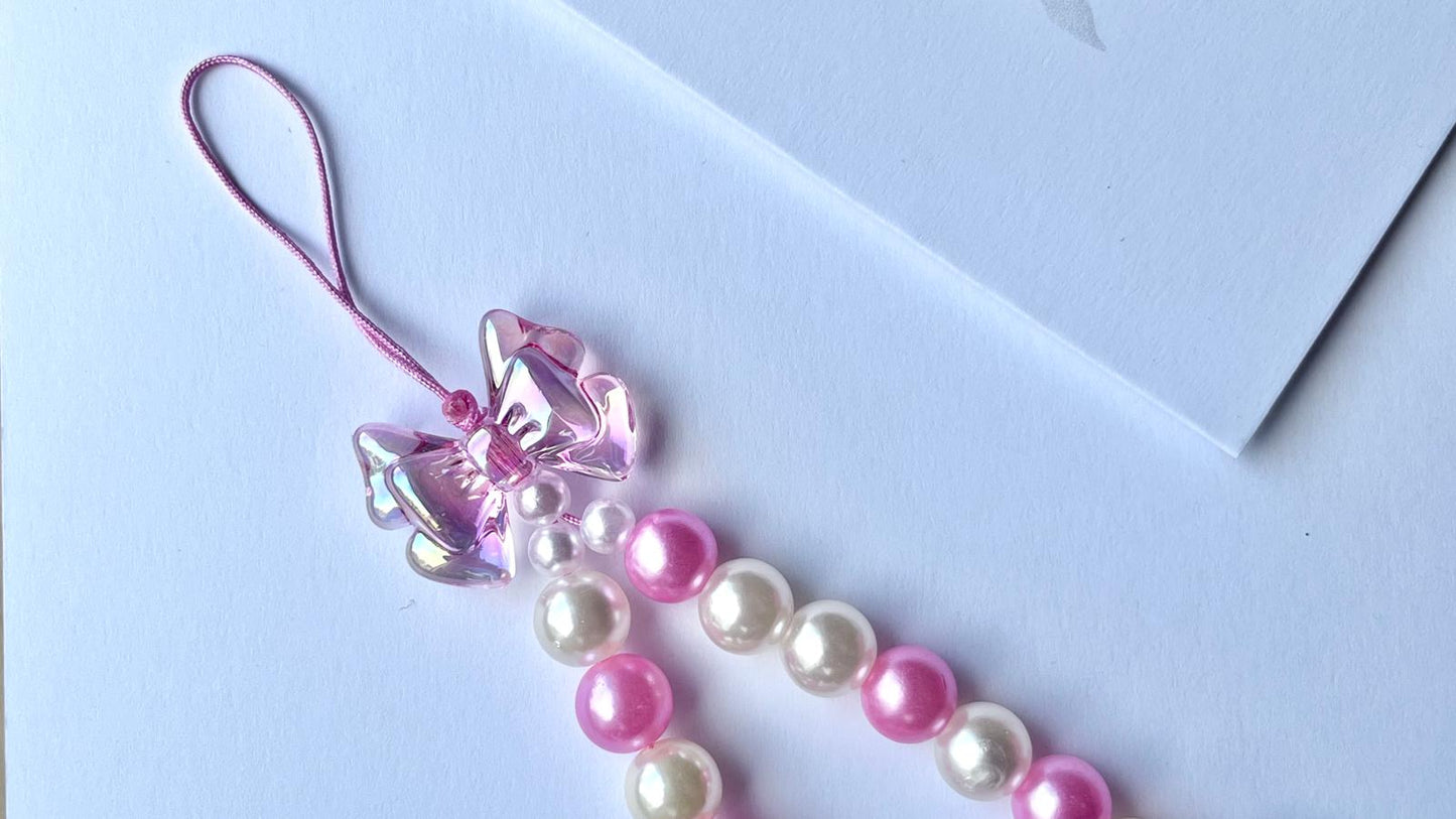 Handmade Acrylic Beaded Mobile phone strap charm, mobile phone accessories (MC009)