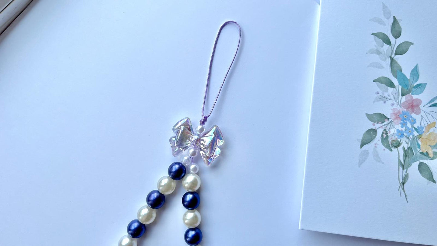 Handmade Acrylic Beaded Mobile phone strap charm, mobile phone accessories (MC011)