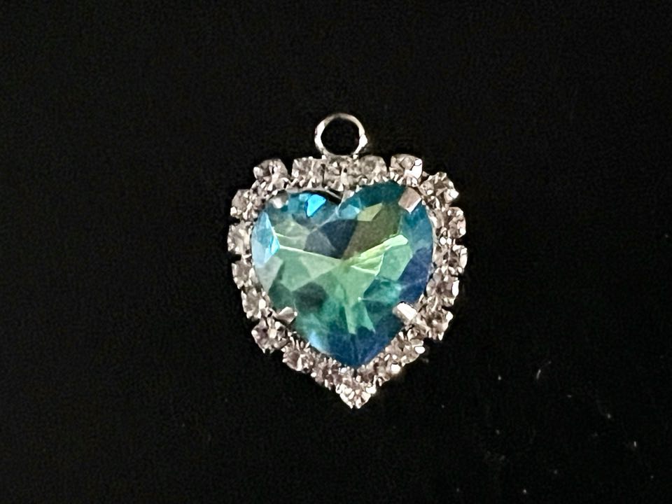 10 pcs / 12mm / Silver Base Crystal Pendant, Jewellery Making P040S (Moca)