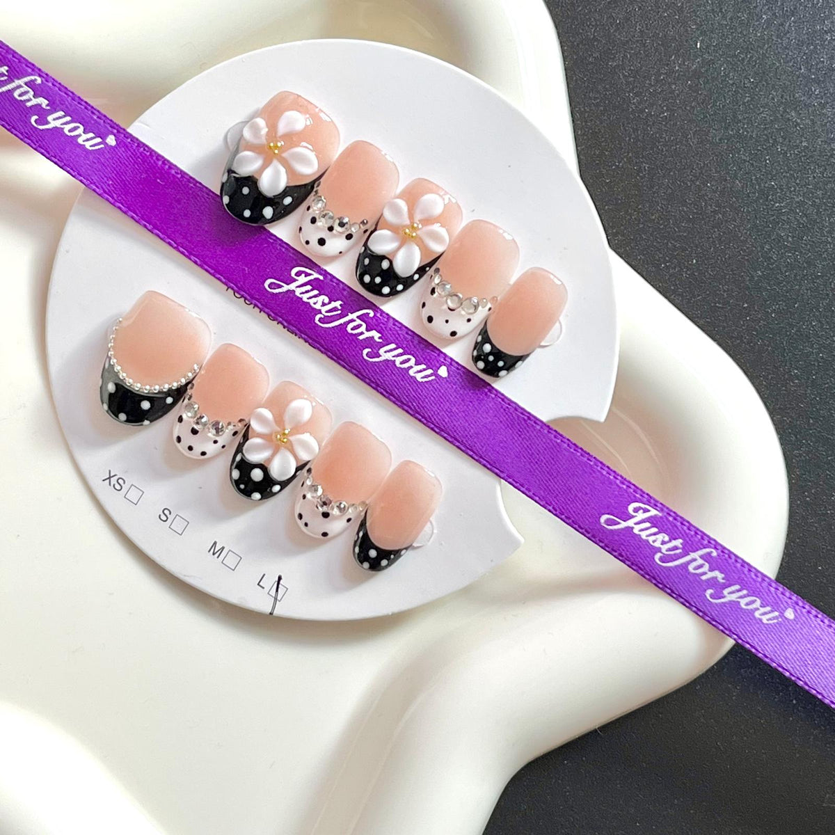 (N001) 1 set Press on Nails, Acrylic Nails