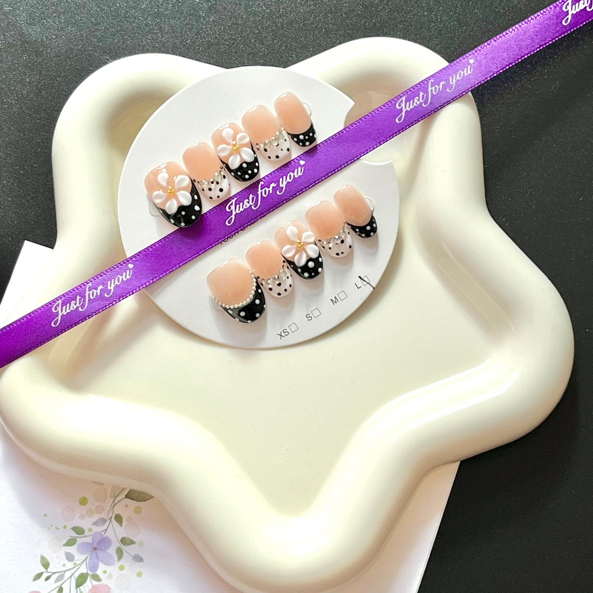 (N001) 1 set Press on Nails, Acrylic Nails