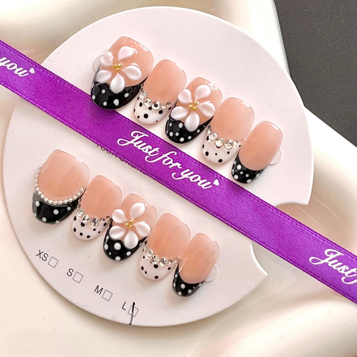 (N001) 1 set Press on Nails, Acrylic Nails