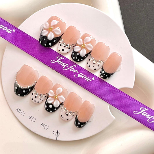 (N001) 1 set Press on Nails, Acrylic Nails
