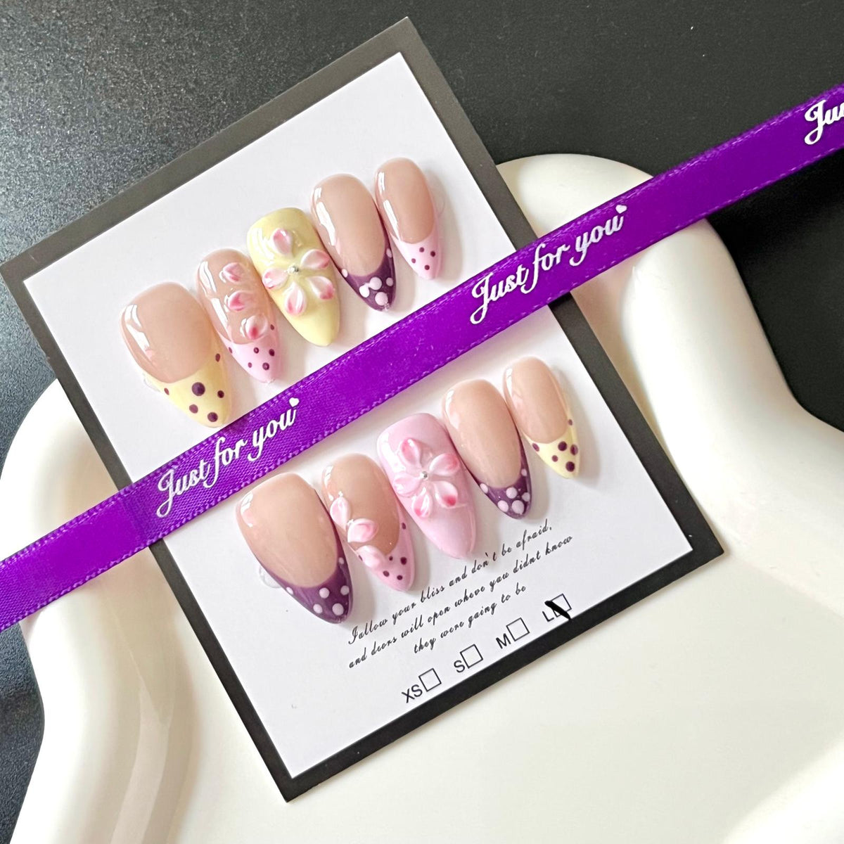(N003) 1 set Press on Nails without tool